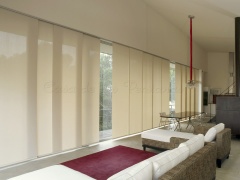 Panel Japones lisos, con ondas y diseños personalizados. Sistema de  cortina de  paneles que se deslizan horizontalmente.<br />
Ideal para grandes ventanales.