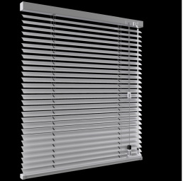 Venecianas graduables de aluminio Sistema de cortina de lamas metálicas de 16, 25 y 50 mm.